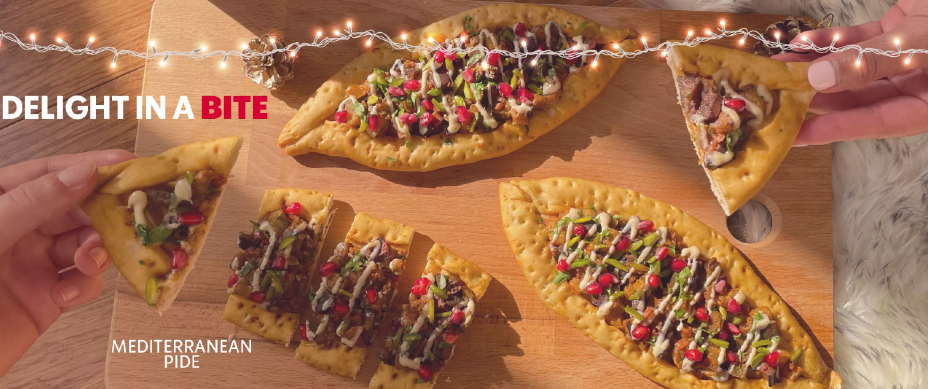 Starbucks Mediterranean Pide Holiday 2021 Horizontal Banner