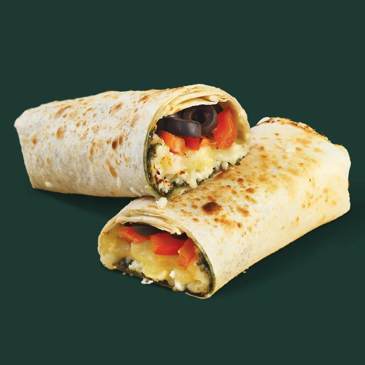 Halloumi Kashkawane Zaatar Wrap